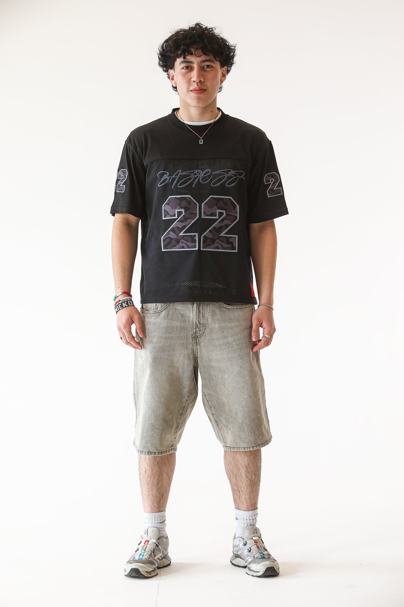 BLACK 22 CAMO JERSEY