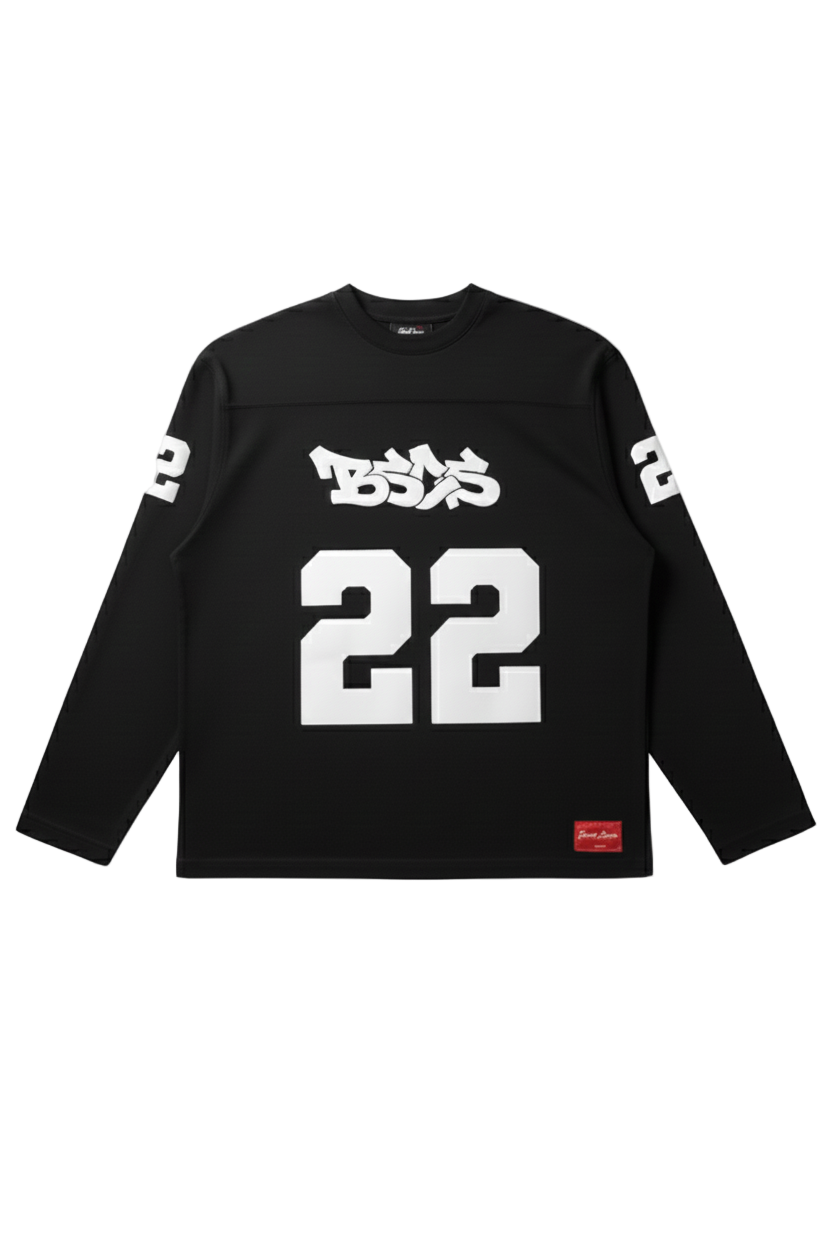 BLACK 22 LONG-SLEEVE JERSEY