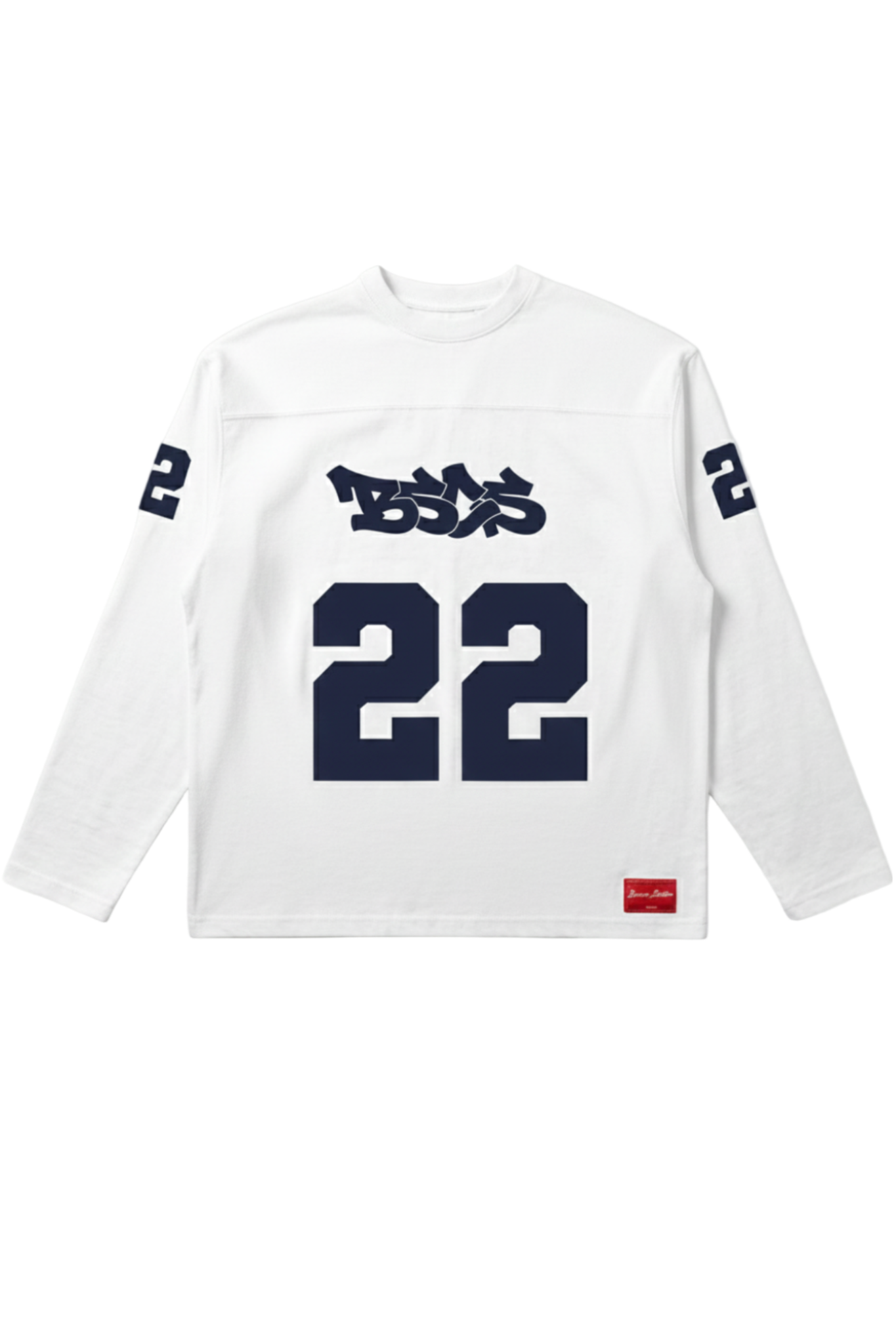 WHITE 22 LONG-SLEEVE JERSEY