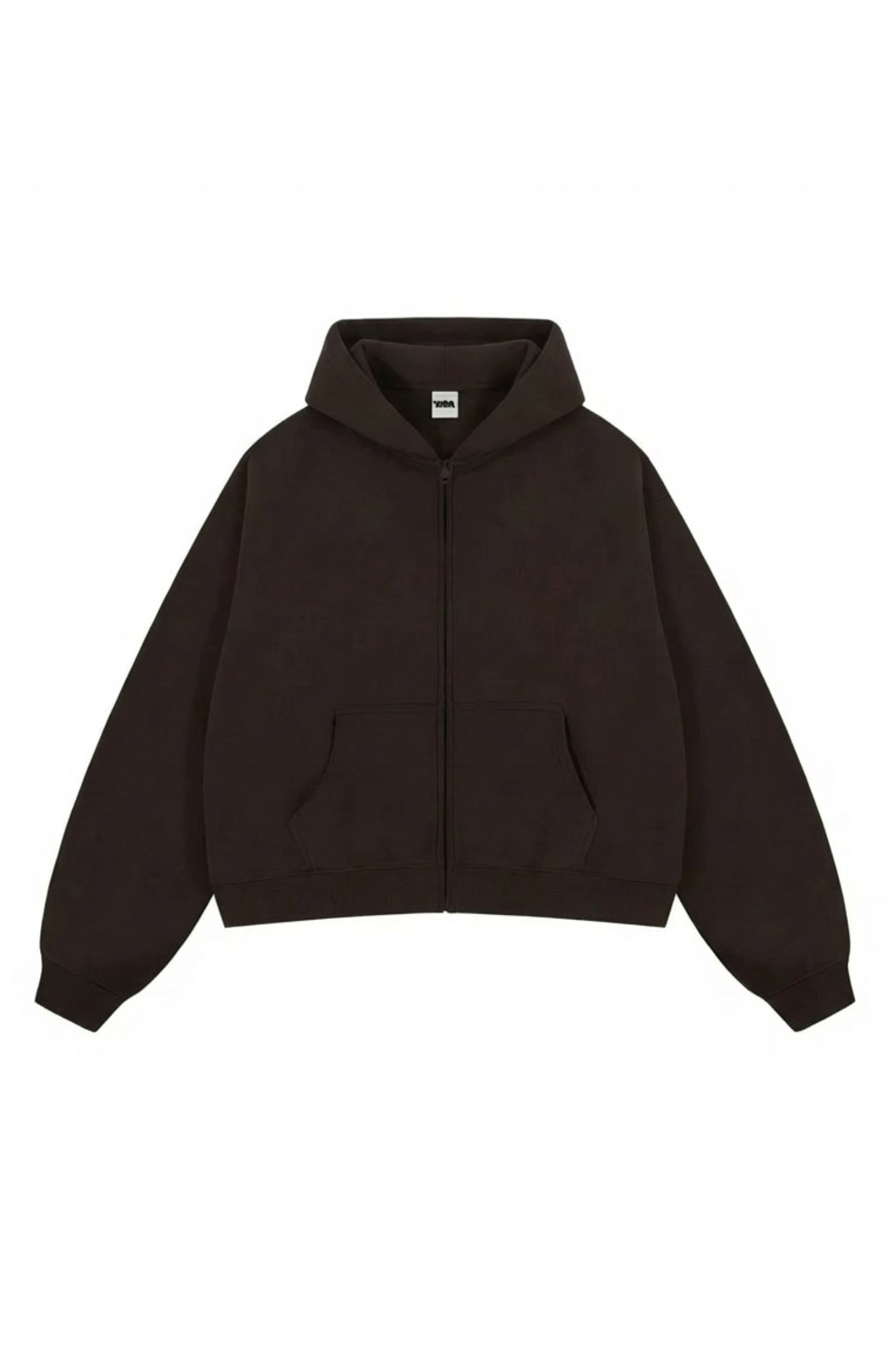 BROWN CLOUD ZIP-UP
