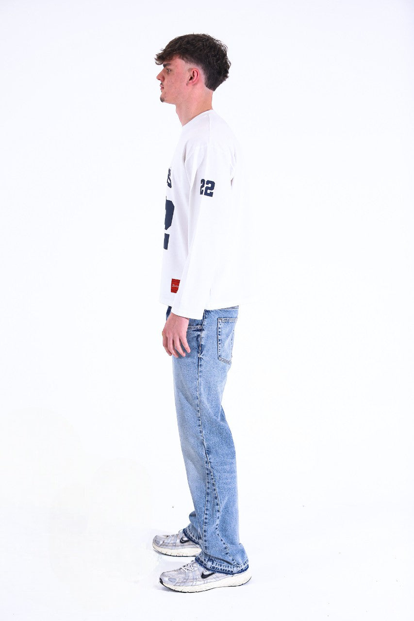 WHITE 22 LONG-SLEEVE JERSEY