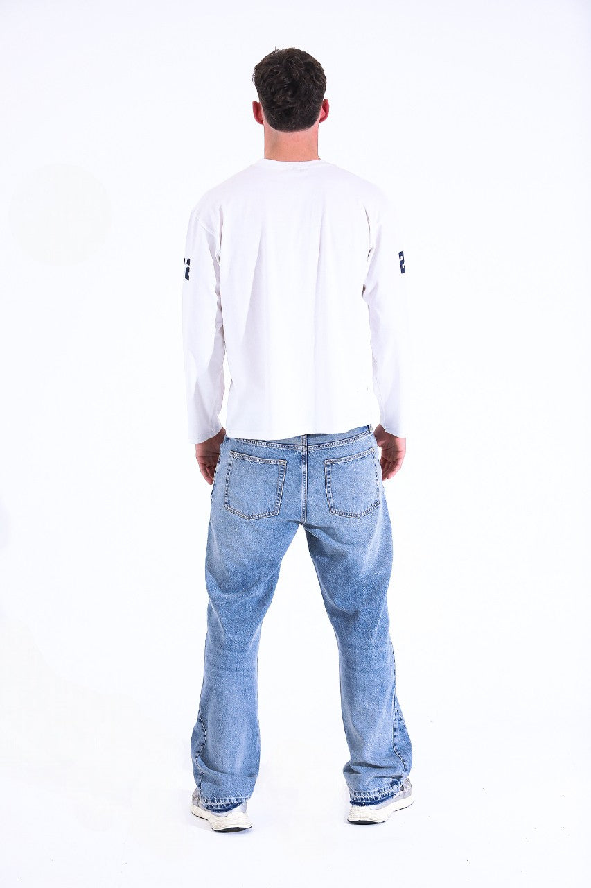 WHITE 22 LONG-SLEEVE JERSEY