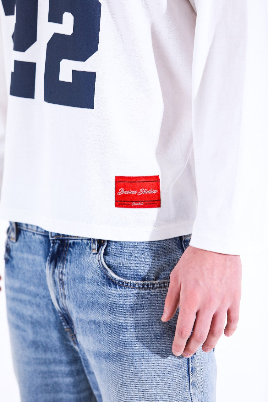WHITE 22 LONG-SLEEVE JERSEY