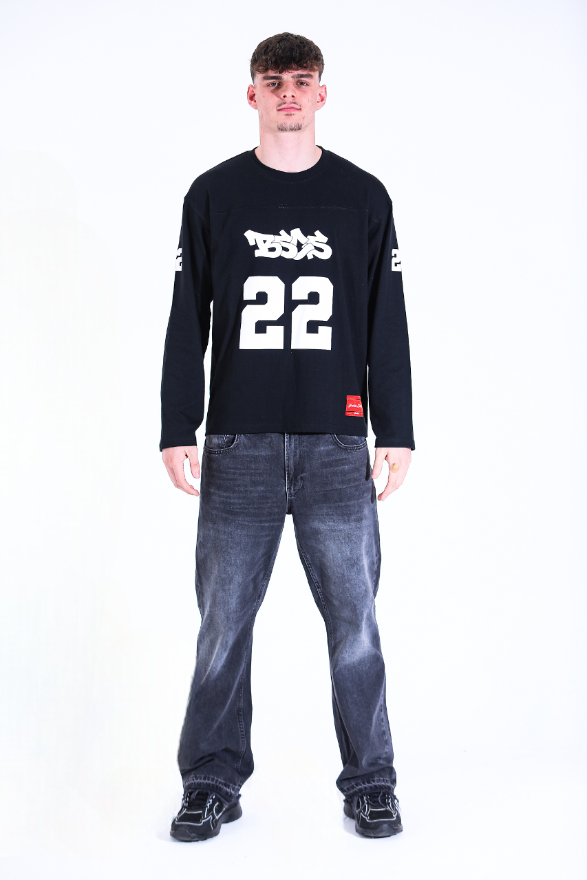 BLACK 22 LONG-SLEEVE JERSEY