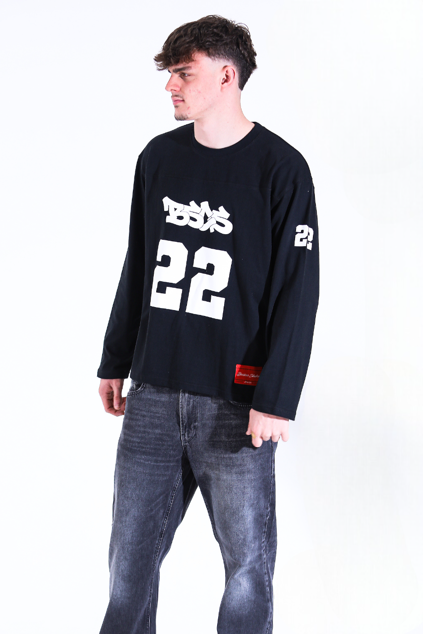 BLACK 22 LONG-SLEEVE JERSEY